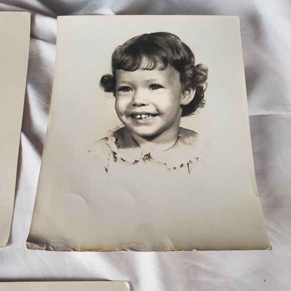 Vintage Portrat Set Of 3 8x10 B&W - Picture 3 of 8